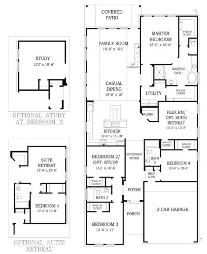 Chesmar Homes 50'-Lynnbrook Floor plan