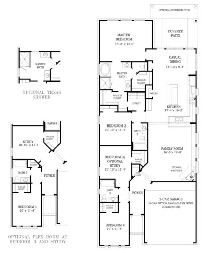 Chesmar Homes 50'-Middleton Floor plan
