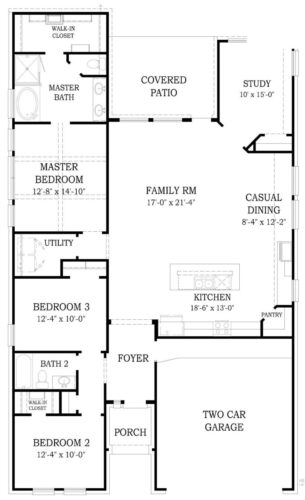 Chesmar Homes 50'-Sunnyside Floor plan