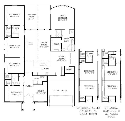 Chesmar Homes 60'-Brockton Floor Plan