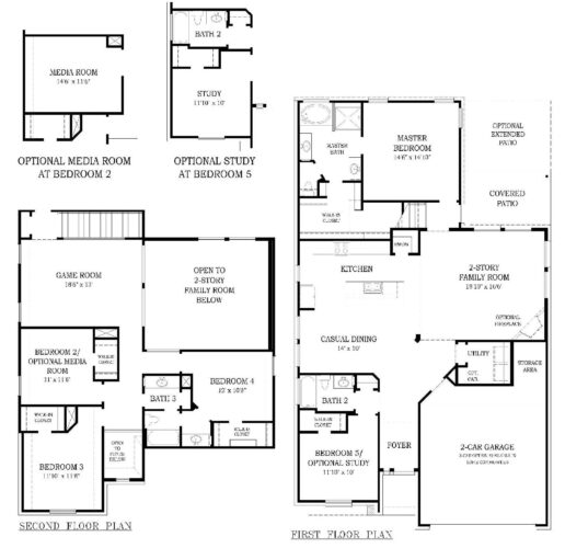 Chesmar Homes 60'-Medina Floor plan