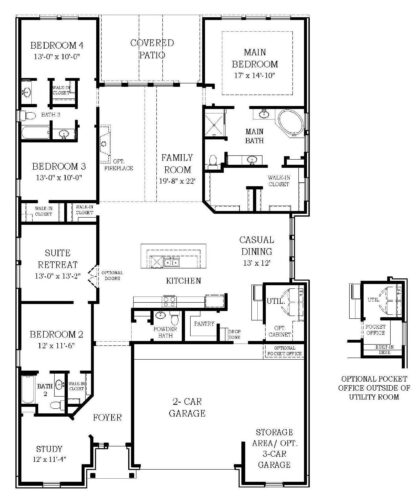 Chesmar Homes 60'-Somervell Floor plan