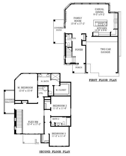 Chesmar Homes Courtyard-Capeside Floorplan