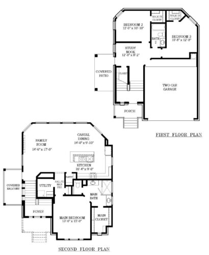 Chesmar Homes Courtyard-Oakdale Floorplan