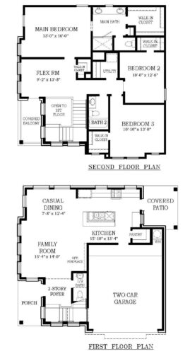 Chesmar Homes Courtyard-Riverdale Floorplan