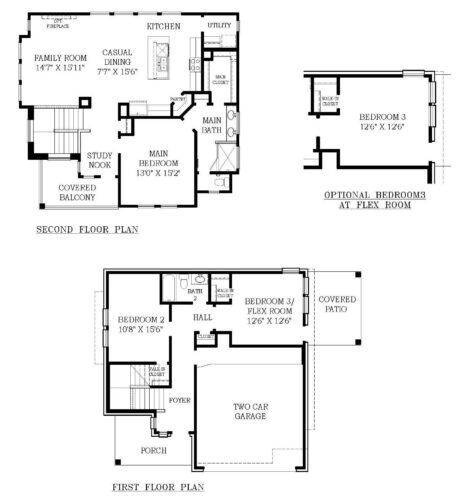 Chesmar Homes Courtyard-Springfield Floorplan