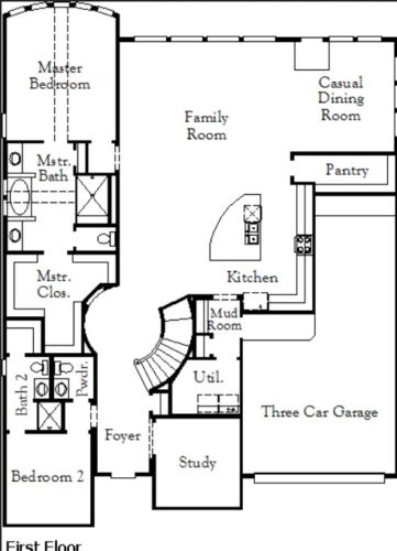 Coventry Homes Briggs 60' 1F Floor Plan