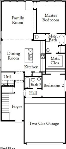 Coventry Homes Progreso 40' 1F Floor Plan