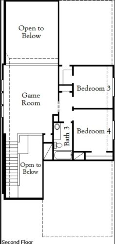 Coventry Homes Progreso 40' 2F Floor Plan