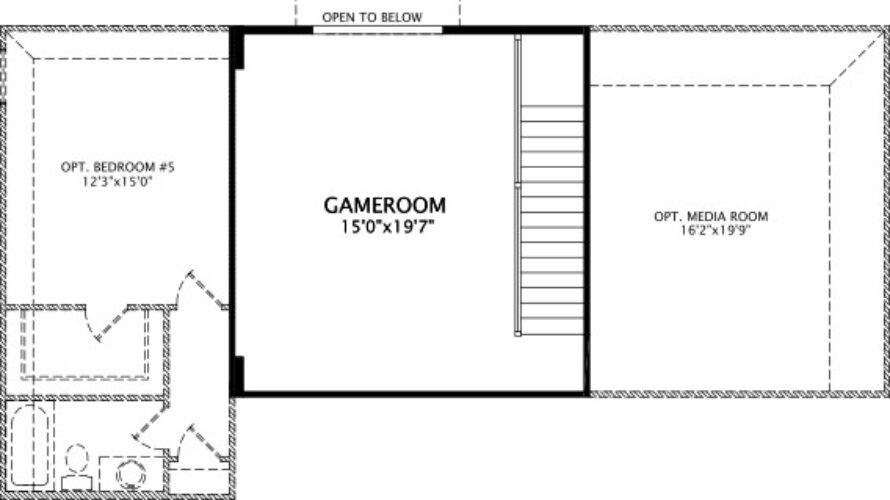 Drees Homes 65'Brynlee II 2F Floor plan