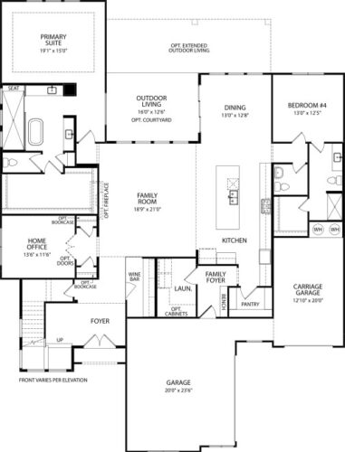 Drees Homes 80'-Marlyn 1F Floor plan