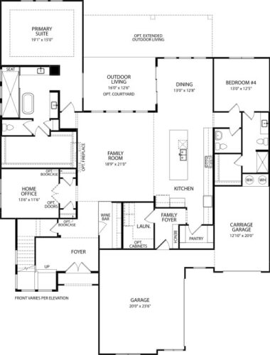 Drees Homes 80'-Marlyn 1F Floor plan