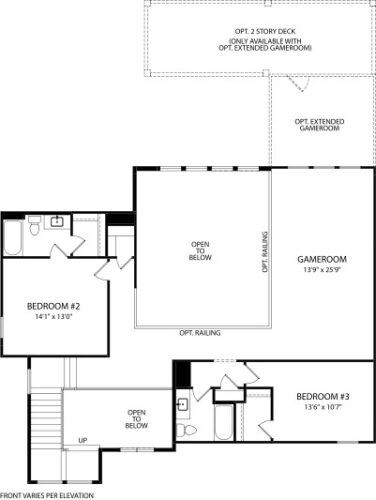 Drees Homes 80'-Marlyn 2F Floor plan