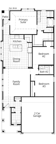 Highland Homes 40'-Carlton Floor plan