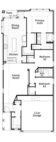 Highland Homes 40'-Corby Floor plan