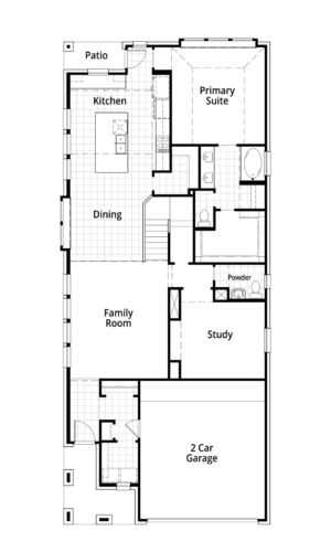 Highland Homes 40'-Easton 1F Floor plan