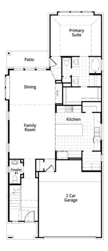 Highland Homes 40'-Lincoln 1F Floor plan