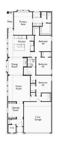 Highland Homes 40'-Preston Floor plan
