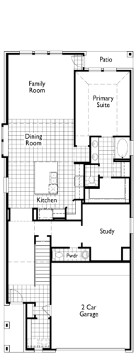 Highland Homes 40'-Windermere 1F Floor plan