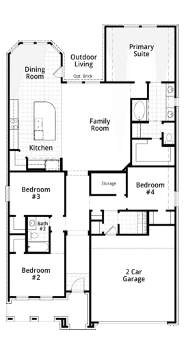 Highland Homes 50'-Amberley Floor plan