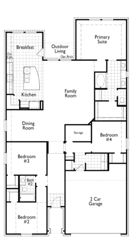 Highland Homes 50'-Ashwood Floor plan