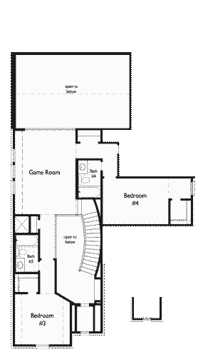Highland Homes 50'-Cambridge 2F Floor plan