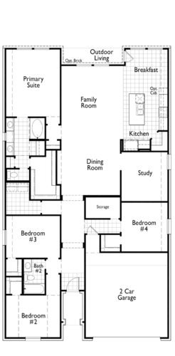 Highland Homes 50'-Dorchester Floor plan