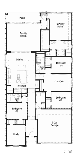 Highland Homes 50'-Grantham Floor plan
