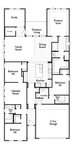 Highland Homes 50'-Newport Floor plan