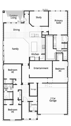 Highland Homes 50'-Oxford Floor plan