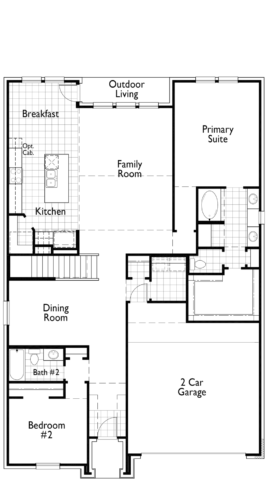 Highland Homes 50'-Richmond 1F Floor plan
