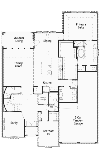 Highland Homes 65'-220 1F Floor plan
