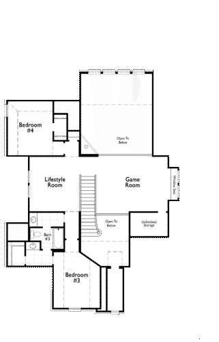 Highland Homes 65'-222 2F Floor Plan