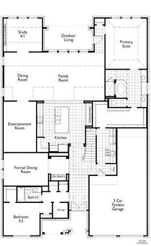 Highland Homes 65'-224 1F Floor plan