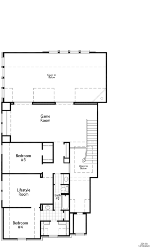 Highland Homes 65'-224 2F Floor plan