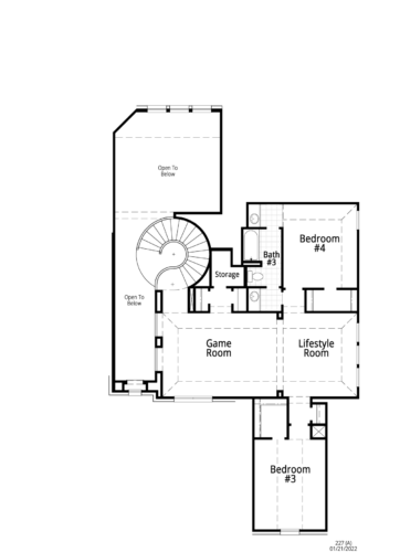Highland Homes 65'-227 2F Floor plan