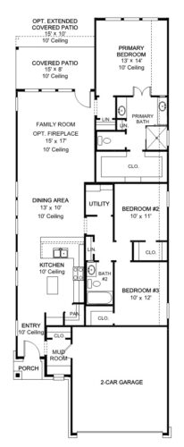 Perry Homes 45'-1593w Floor plan