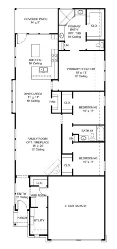 Perry Homes 45'-1650w Floor plan