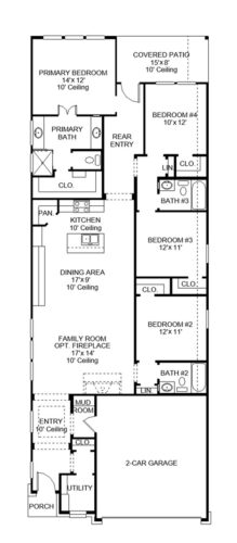 Perry Homes 45'-1785w Floor plan
