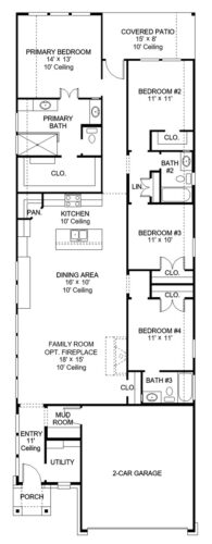 Perry Homes 45'-1878w Floor plan