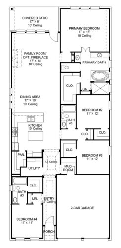 Perry Homes 50'-2169w Floor plan