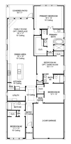 Perry Homes 50'-2188w Floor plan