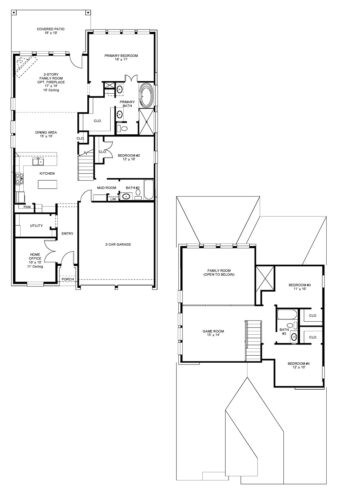 Perry Homes 50'-2300w Floor plan