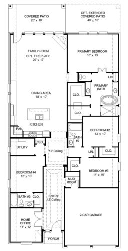 Perry Homes 50'-2529w Floor plan
