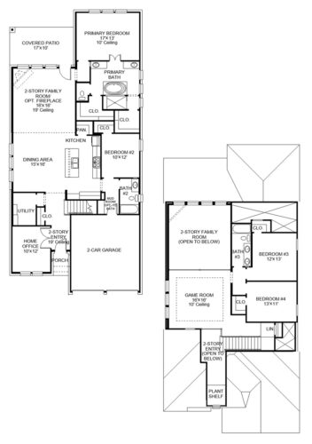 Perry Homes 50'-2594w Floor plan