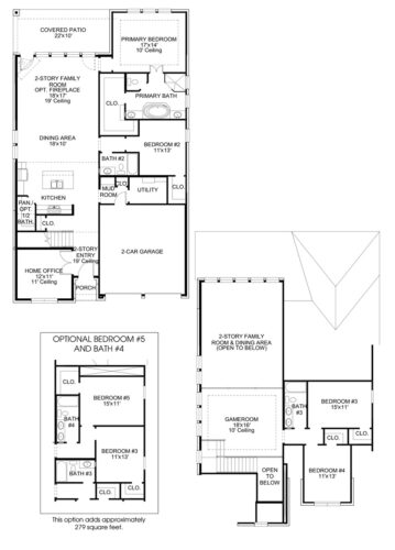 Perry Homes 50'-2694w Floor plan