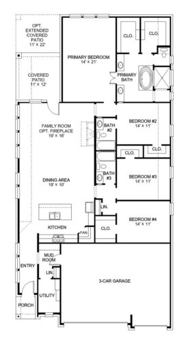 Perry Homes 55'-2263w Floor plan