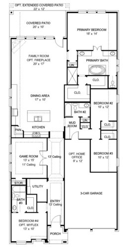 Perry Homes 55'-2476w Floor plan
