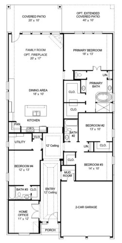 Perry Homes 55'-2529w Floor plan