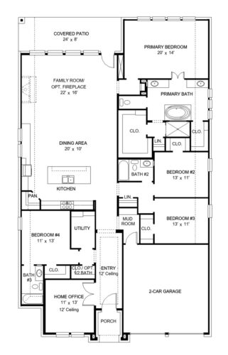 Perry Homes 60'-2586w Floor plan